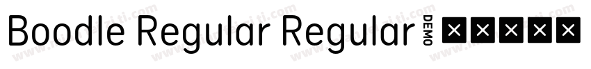 Boodle Regular Regular字体转换